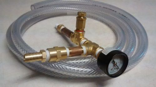 Milking machine brass vacuum pump gauge &amp; regulator assembly for sale