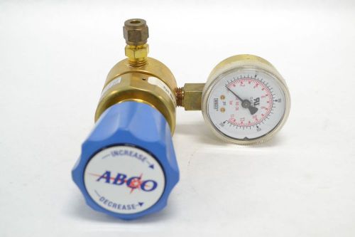 Abco bl-100 ag3800100 single gauge gas 3000psi 1/4in regulator b280431 for sale
