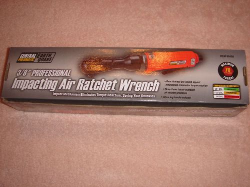 Central pneumatic 3/8&#034; professional impacting air ratchet wrench #68426 nib for sale