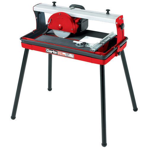 Clarke ect400 radialelectric tile cutter &amp; stand 230v 600w 180mm for sale