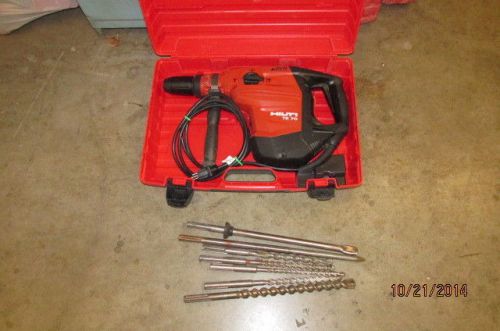 HILTI  TE-70-AVR sds-max 115V/AC  combihammer /chipping kit COMBO   NICE  (318)