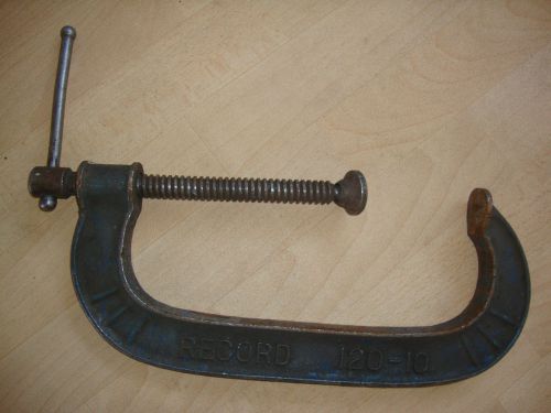 Vintage Record 120-10 Large Clamp  - Old hand tool