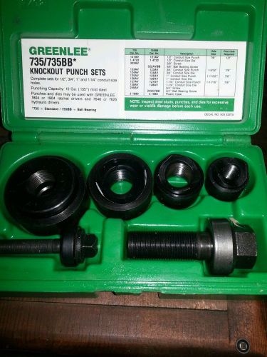 Greenlee 735/735BB Knockout Punch Set