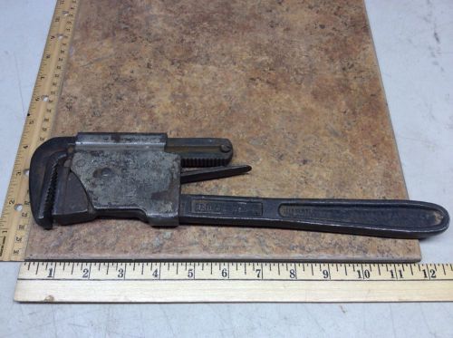 Rare Antique BAUMO Adjustable Pipe Wrench In Working Condition