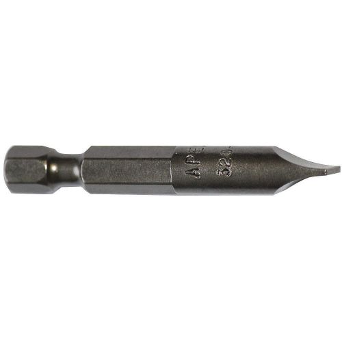 Slotted Power Bit, 2F-3R, 1-15/16 In, PK 5 320-00X-5PK