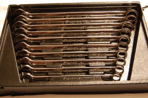 Snap-on 10 Pc. Metric Combination Wrench Set 10mm to 19mm SOEXM