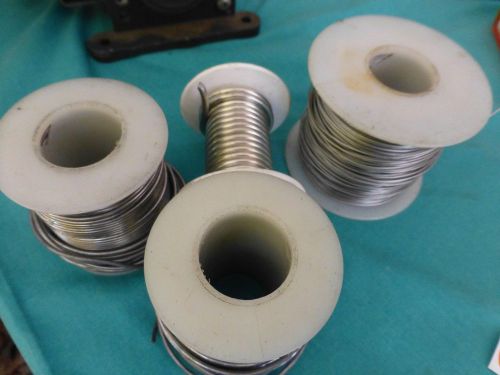 Lead for Soldering Solder 4 Rolls Apx. 3-4 Lbs Different Gauges