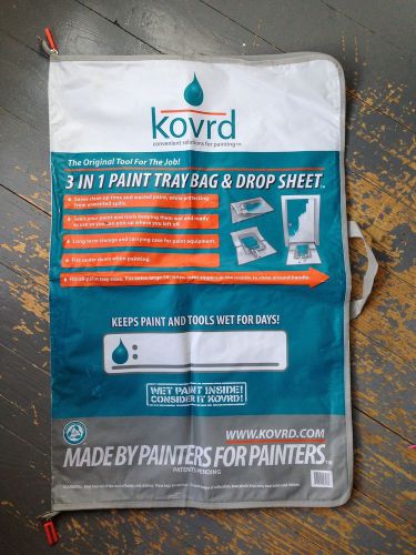 Kovrd Paint Tray Storage Bag Quick Drop Cloth and Tool Carrying