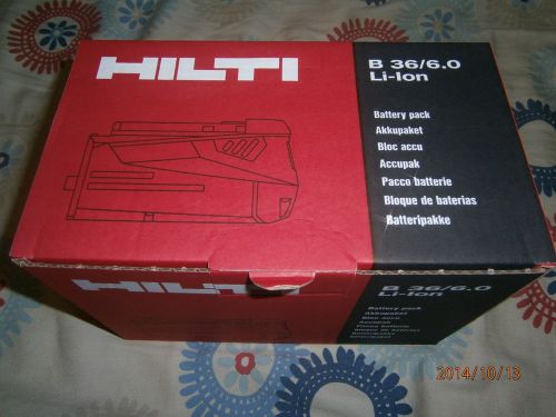 HILTI B36/6.0 36 volt Li-Ion Battery 6.0Ah