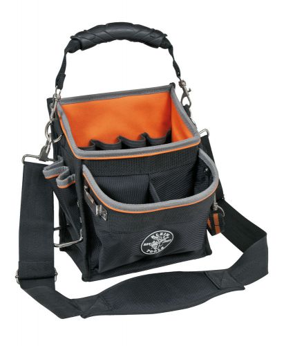 Klein tools 55419-sp tradesman pro shoulder pouch organizer w/ 16 pockets for sale
