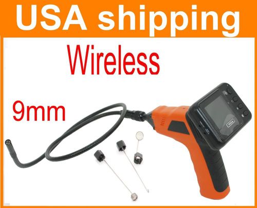 Wireless inspection 9mm camera monitor endoscope scope sewer underwater usa new! for sale