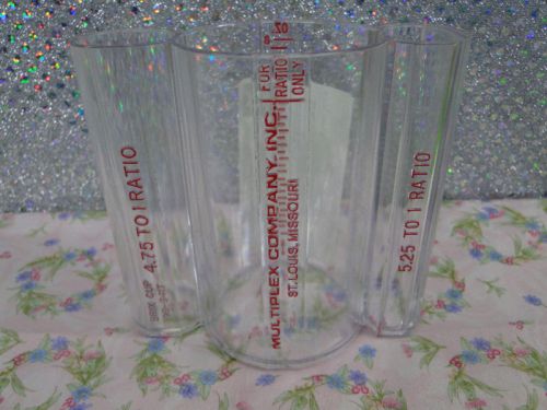 Multiplex Brixing Cup  *4.75  to1 &amp; 5.25 to 1 Ratio