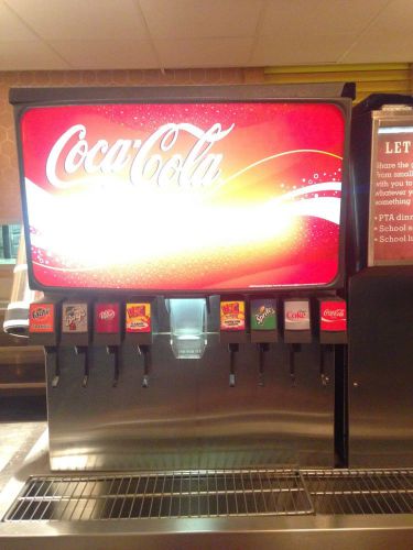 8 head coke soda machine + ice dispenser for sale