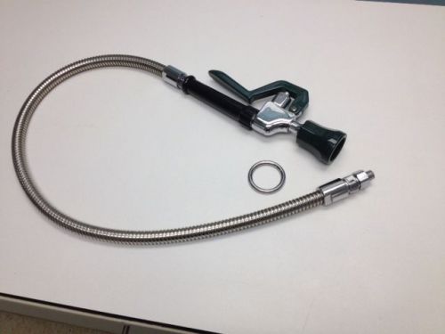 Pre-rinse hose with handle 44&#034; stainless pre-rinse hose assembly BRAND NEW