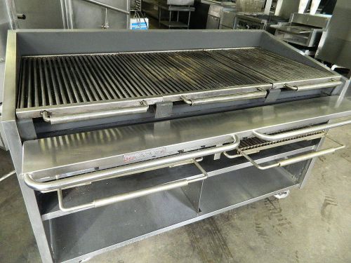 Magikitch&#039;n commercial char-broiler cm-660 floor model with cabinet base for sale