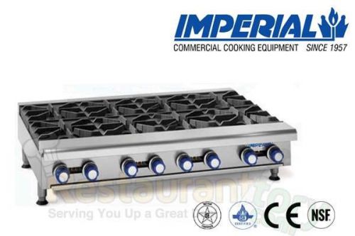 IMPERIAL COMMERCIAL HOT PLATES OPEN BURNERS CAST IRON NAT GAS MODEL IHPA-8-48