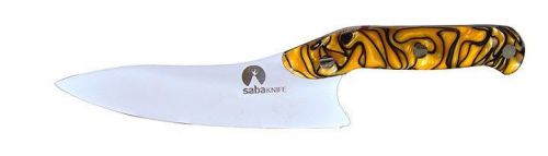 Sabaknife, Chef  Knives, Kitchen Knife, &#034;MONTSERRAT&#034; #1134, Hand made in America