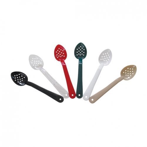 PLSS113 11&#034; Perforated Spoon 1 DOZ White