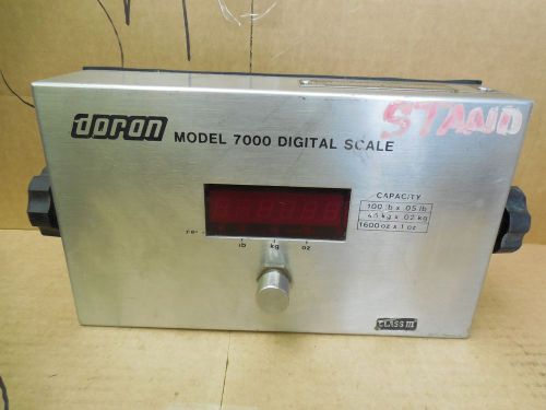 Doran Series 7000 Digital Read Out DRO Scale Head 7000M 100lb/45kg Max 115 VAC