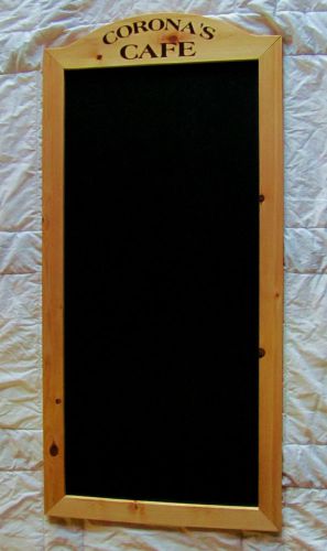 24x48 Wood Frame Chalk Board w/ your Company Name ~Man Cave Bar Score Board Menu