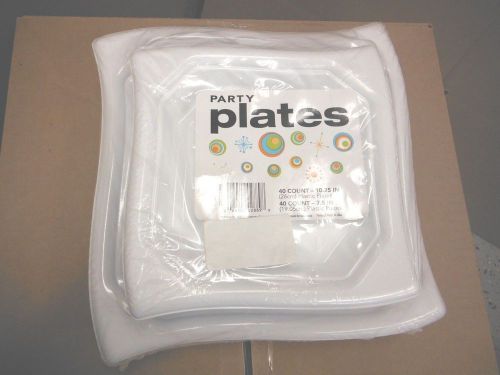 Designer Dinnerware Party Plates Combo - 80 ct. Made in USA!