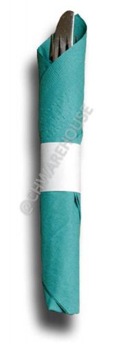 20,000 white mh paper napkin bands/straps self adhesive 4-1/4&#034; x 1-1/2&#034; for sale