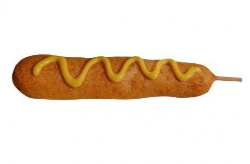 Corn dog 2.5&#039;&#039;x13&#039;&#039; decal for corn dogs stand or midway carnival trailer for sale