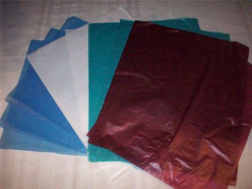Qt. 100 12 x15 Multi-Color Plastic Merchandise Bags Retail Wholesale HighDensity