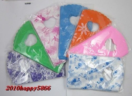 wholesale 500pcs mixed color Very beautiful Plastic Gift Bags 150x90mm