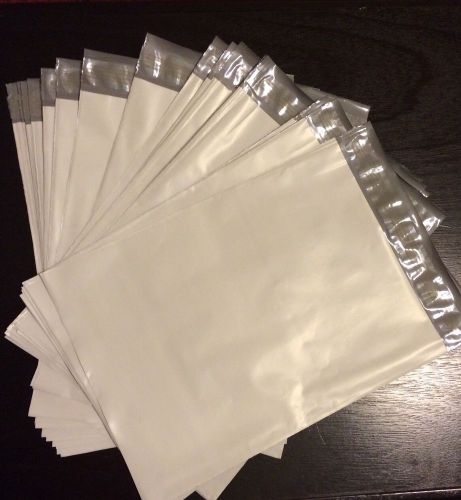 25 - 10x13 WHITE POLY MAILERS ENVELOPES BAGS 10 x 13