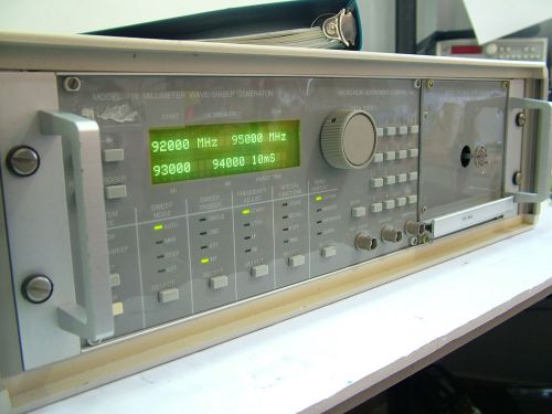 92 - 95GHz RF SWEEP SIGNAL GENERATOR W BAND WR10 MICROWAVE MM WAVE WAVEGUIDE