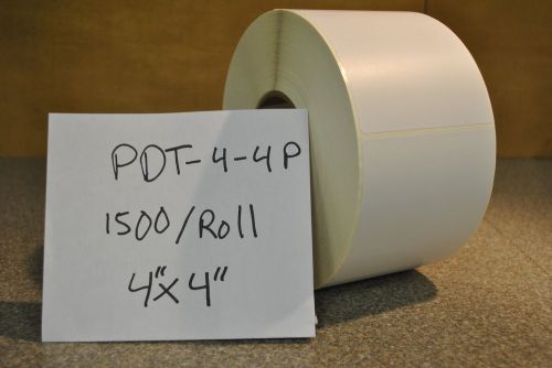 4x4 Thermal Labels 680-4-4p 1500/roll 6000/case
