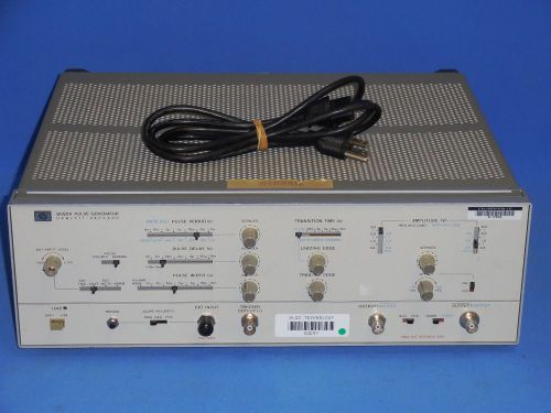 HP Agilent 8082A 250MHz Pulse Generator C-171/85 Unable to Test