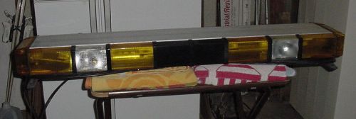 Whelen 6 strobe edge 9000 lightbar amber messenger series guaranteed w/ control for sale