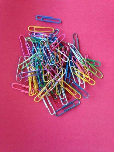 Jumbo Colored Paper Clips