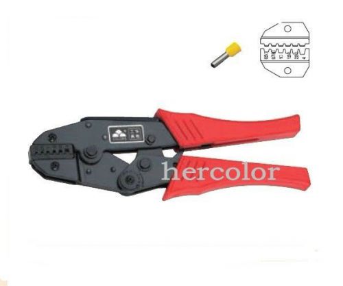 AWG 20-12 Insulated and Non-Insulated cable end-sleev Ratchet Crimping Plier