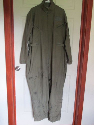Intermediate Green Coverall Flight Suit Size XL