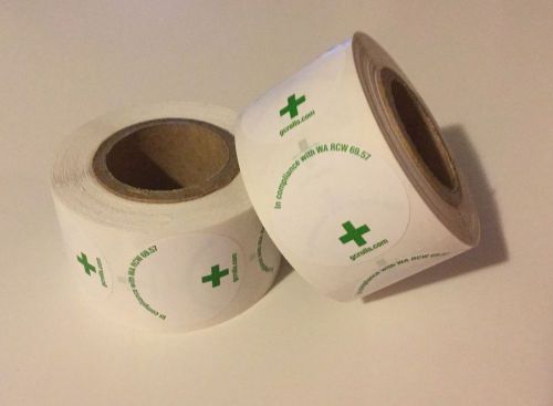 Green cross washington 300 pc roll concentrate container label 420 indicator usa for sale