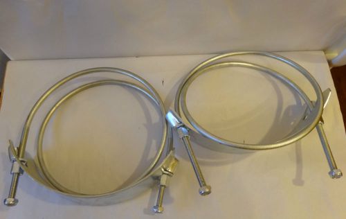 Dixon SC800 Plated Steel Clockwise Wound Right Hand Spiral Clamps 8&#034; Hose Qty 2