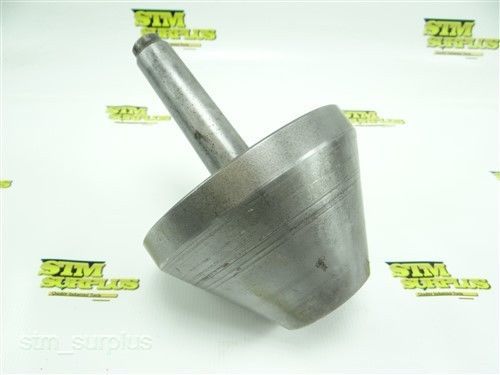 Nice! 6&#034; dia. bull nose ball bearing live center w/ 4mt shank for sale