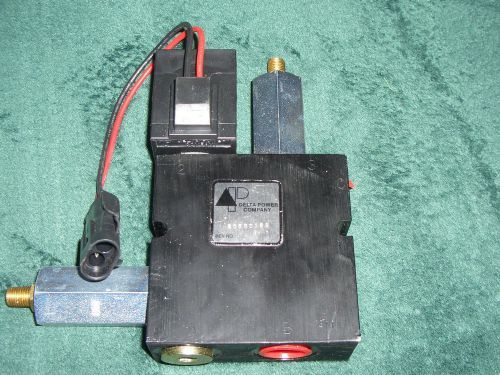 DELTA POWER COMPANY HYDRAULIC INTERGRATED CIRCUIT SOLENIOD OPERATED DIRECTIONAL