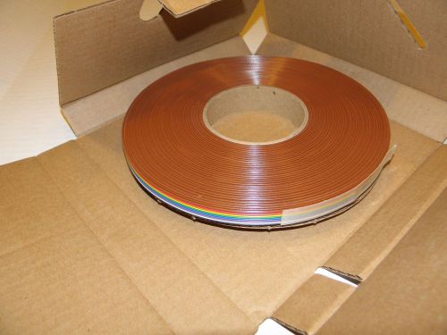 3M Flat Ribbon Color Coded Flat Cable, 3302 Series, 3302/10, 100 ft.