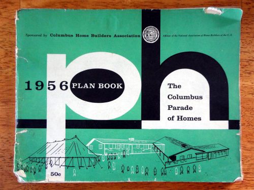 Vintage Mid Century 1956 Columbus Ohio Parade Of Homes Floor Plan Book