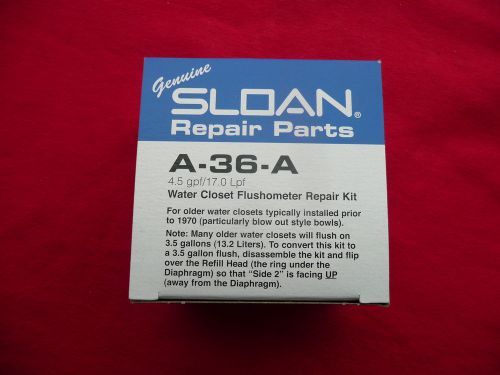 SLOAN A-36-A, Urinal Flushometer Repair Kit, 4.5 GPF UPC 671254039421