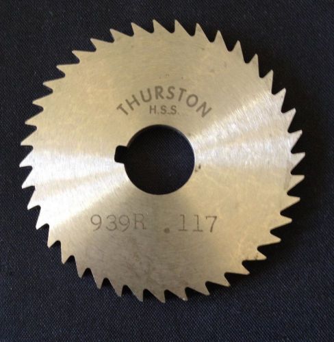Thurston 939R 2 x 0.117 x 1/2 HSS Keyway Slitting Slotting Saw
