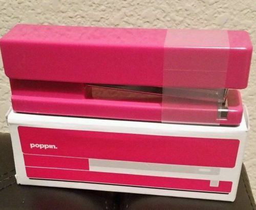 Poppin Pink Stapler Office Basics,Staplers