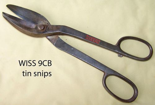 Wiss-9  curve cutting tin snips   model 9cb for sale