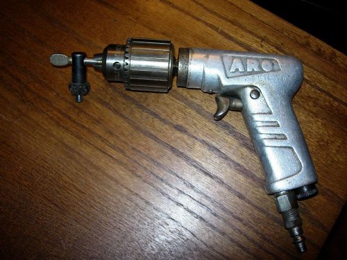 ARO AIR DRILL 1/2&#034; CHUCK TESTED WORKS PROPERLY W/ KEY
