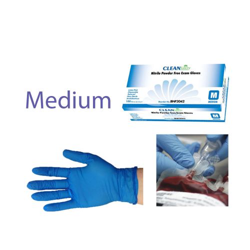 5mil Exam,Work, Food Nitrile Gloves Powder Free Disposable 1000 - Medium