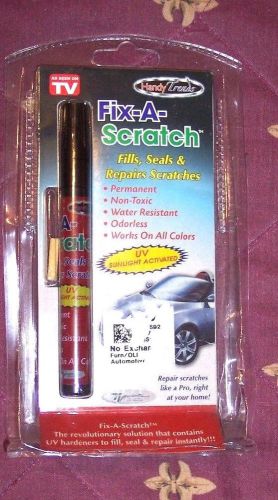 HANDY TRENDS Fix A Scratch Car Paint repair pen NEW SEALED PACKAGE ANY COLOR